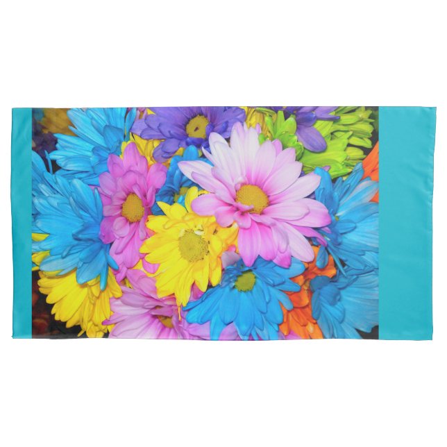 Daisy Blume Mix Pillow Case Kissenbezug (Vorderseite-Links)