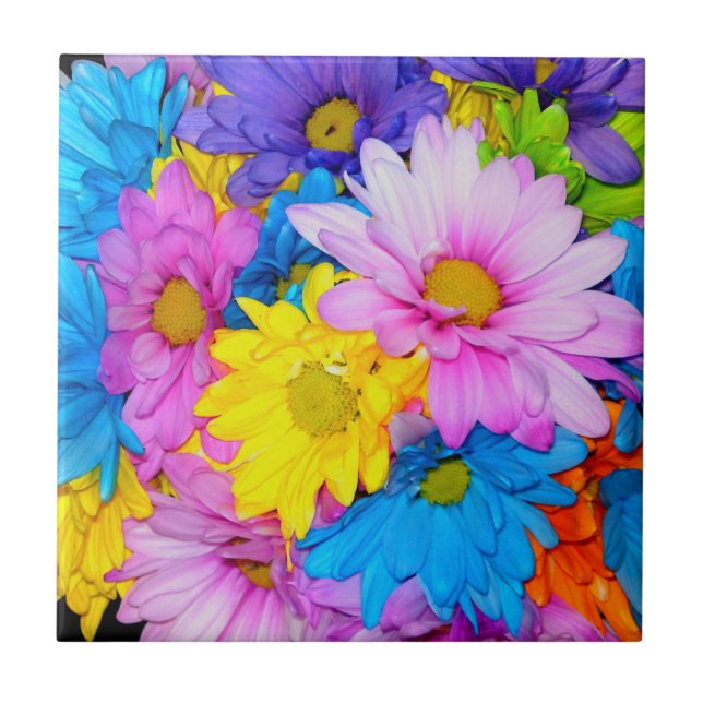 Daisy Blume Mix Tile Fliese (Vorderseite)