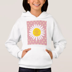 Daisy-Blume-Muster - Reinheit, Innocence-Zitat Hoodie