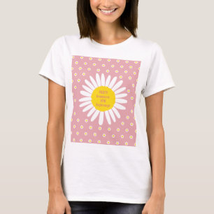 Daisy-Blume-Muster - Reinheit, Innocence-Zitat T-Shirt