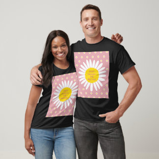 Daisy-Blume-Muster - Reinheit, Innocence-Zitat T-Shirt