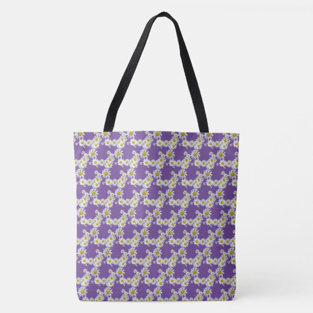 Daisy Blume Pattern Tote Bag (Vorderseite)