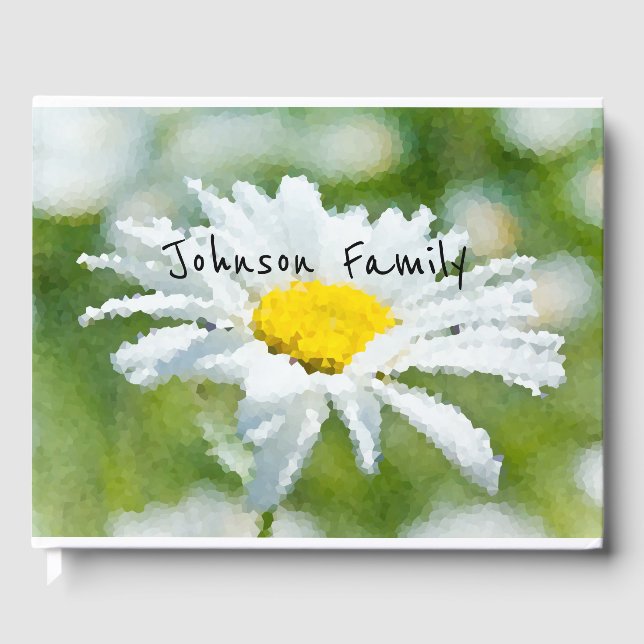 Daisy, Blume, Sommer Gästebuch (Vorderseite)