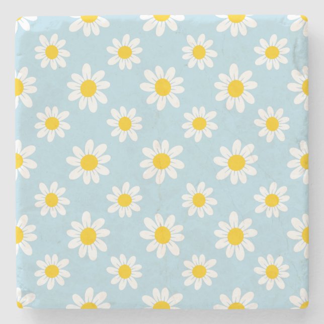 Daisy Blume Steinuntersetzer (Vorderseite)