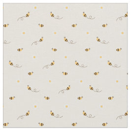 Daisy Blume und Honey Bees Stoff