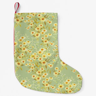 Daisy Blume: Wasserfarbenfroh, nahtlos. Kleiner Weihnachtsstrumpf