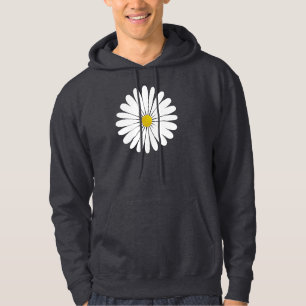Daisy-Blume, weiße Blume, weiße Daisy, Blumenstrau Hoodie
