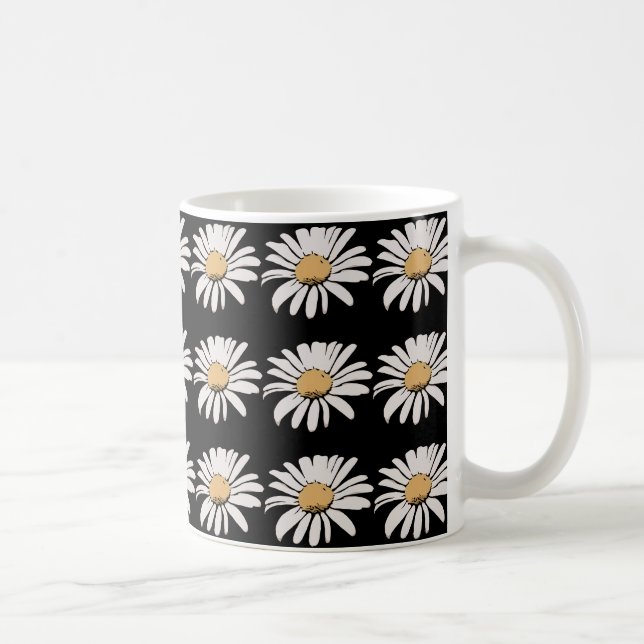 Daisy (Blume) - White 11 oz Classic White Tasse (Rechts)