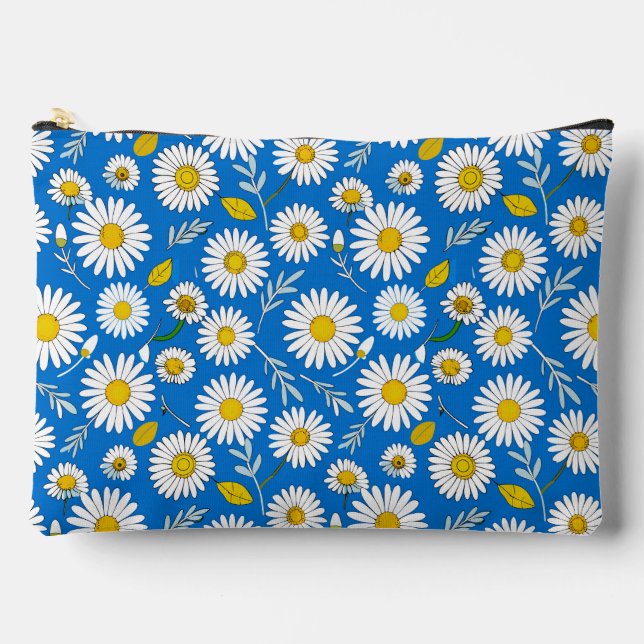 Daisy-Blume Zubehörtasche (Vorderseite)