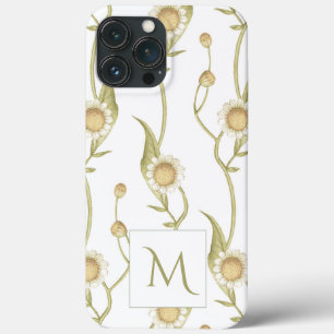 Daisy-Blumen-Monogramm-Einzigartiges Case-Mate iPh iPhone Hülle