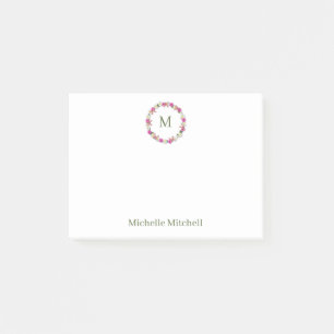 Daisy-Blumenkranz Post-it Klebezettel