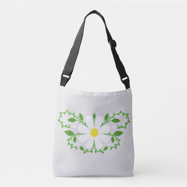 Daisy Blumenmuster Tasche (Vorderseite)