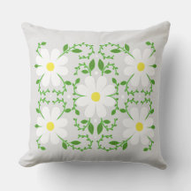 Daisy Blumenmuster werfen Kissen