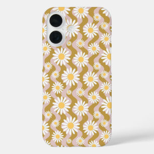Daisy Boho Floral iPhone 16 Hülle