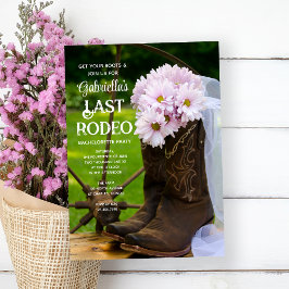 Daisy Boots Last Rodeo Western Junggeselinnen-Absc Einladung