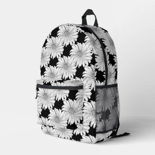 Daisy Botanical Nattern Muster Bedruckter Rucksack