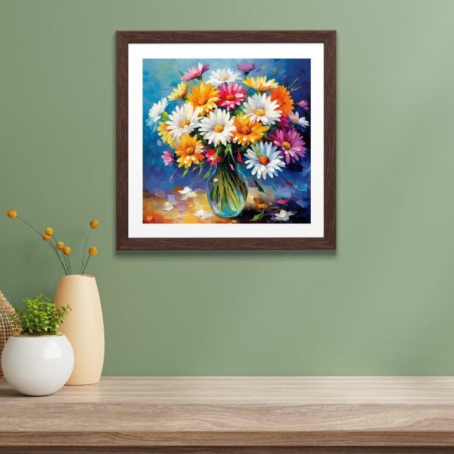 Daisy Bouquet Delight Floral Poster (Von Creator hochgeladen)