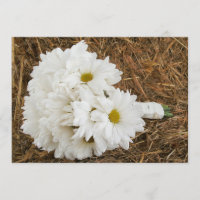 Daisy Bouquet & Hay - Country / Barn Wedding