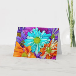 Daisy Bouquet Name Day Karte