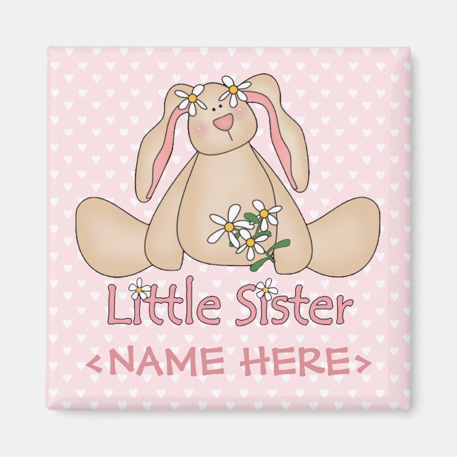 Daisy Bunny Little Sister Magnet (Vorne)