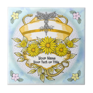 Daisy caduceus Krankenschwester Fliese