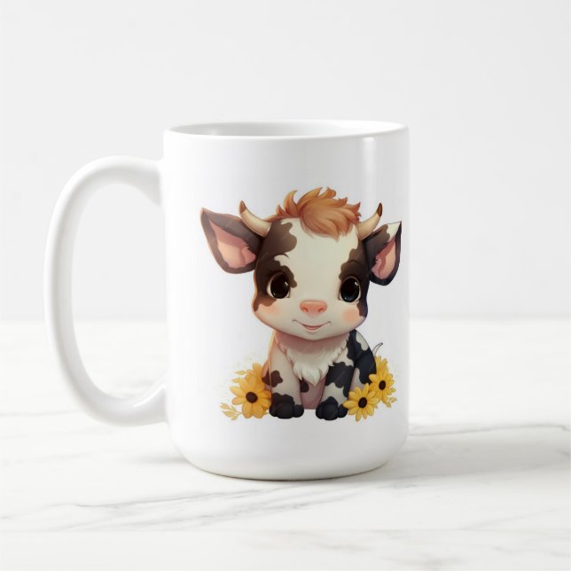 Daisy Calf Kaffee Tasse 15oz (Links)