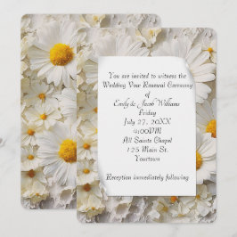 Daisy Collection Vow Renewal Wedding Einladung