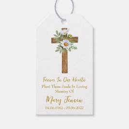 Daisy Cross Memorial Funeral Seed Packet Geschenkanhänger