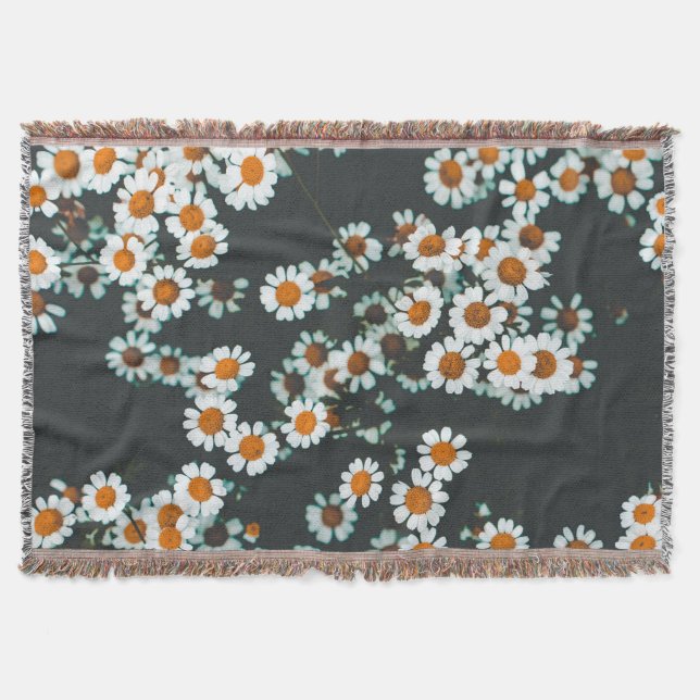 Daisy Daisies Floral Decke (Vorderseite)