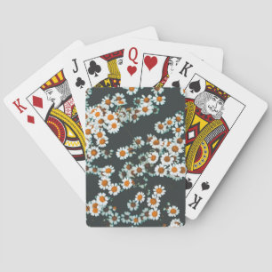 Daisy Daisies Floral Spielkarten