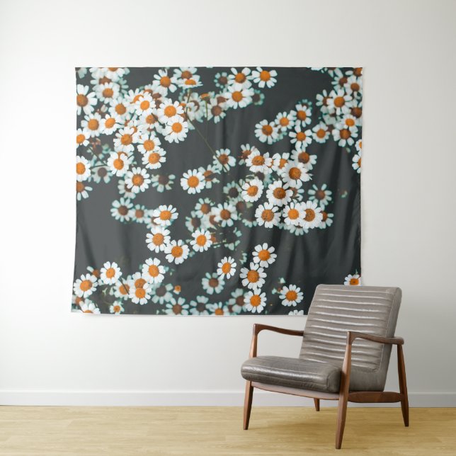 Daisy Daisies Floral Wandteppich (Beispiel (Horizontal))