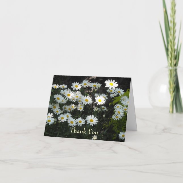 Daisy Danke-Card Dankeskarte (Vorderseite)
