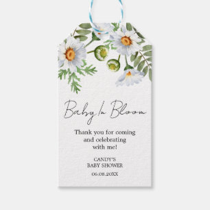 Daisy Dankeschön Baby Shower Geschenkanhänger