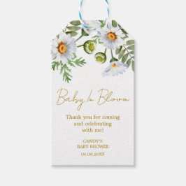 Daisy Dankeschön Baby Shower Geschenkanhänger