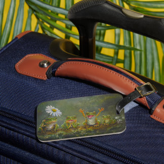 "Daisy Day" Frösche Gepäckanhänger