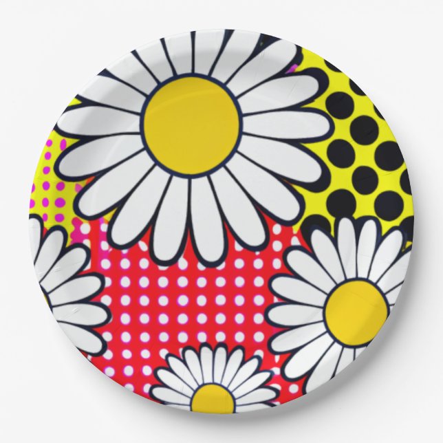 Daisy Days Pappteller (Vorderseite)