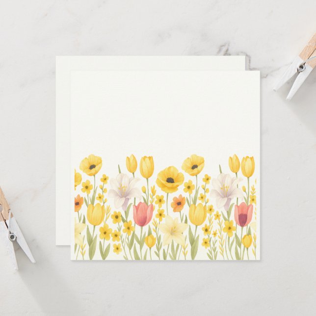 Daisy Daze Einladung (Vorderseite/Rückseite Beispiel)