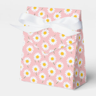 Daisy Delight: Gastgeschenke in rosa Blüte Geschenkschachtel