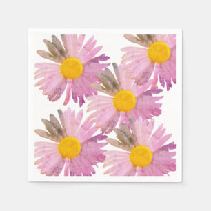 Daisy Delight Napkins - Krawatte-Dye Inspiriert, 5 Serviette