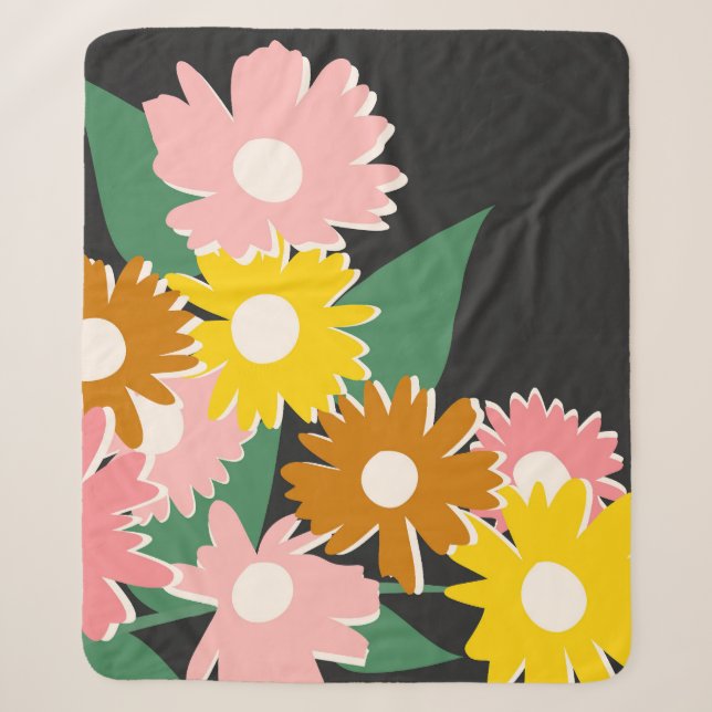 Daisy Delight Sherpadecke (Vorderseite)