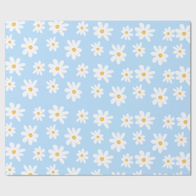Daisy Delight Wrapping Paper Geschenkpapier (Flach)