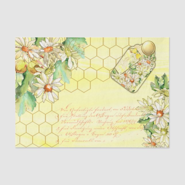 Daisy Design Serie 2 Seidenpapier (Vorderseite)