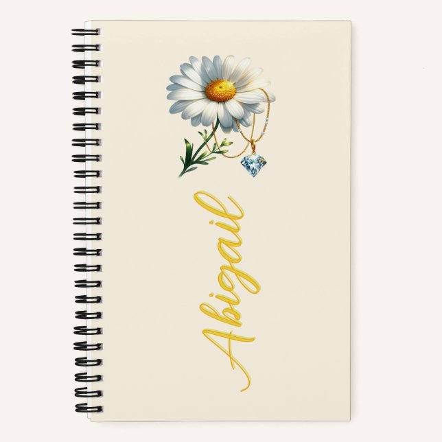 Daisy & Diamond Radiance Notizbuch (Vorderseite)