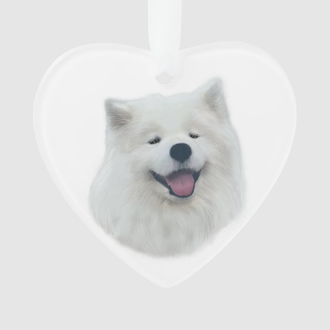 Daisy die samoyed ornament (Vorderseite)