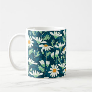 Daisy Ditsy Chamomile Romantische Print Kaffeetasse