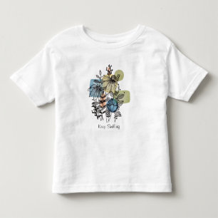 Daisy Doodle in Tinte und Wasserfarbe Kleinkind T-shirt