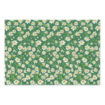 Daisy, Dots, grüne Gingham-Papierblätter