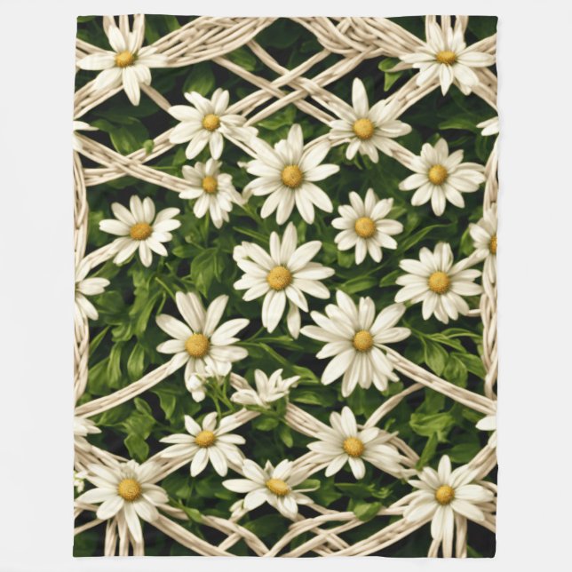 Daisy Dream Fleece Blanket - Large (Vorderseite)