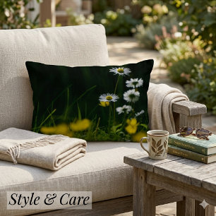 Daisy Dream: Schöne florale Natur Dekokissen