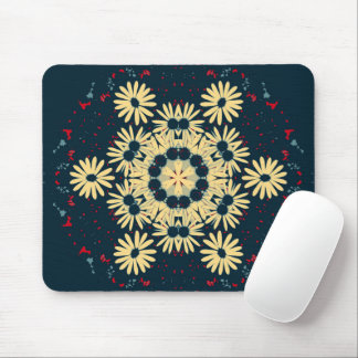 Daisy Dreams Mandala Mousepad